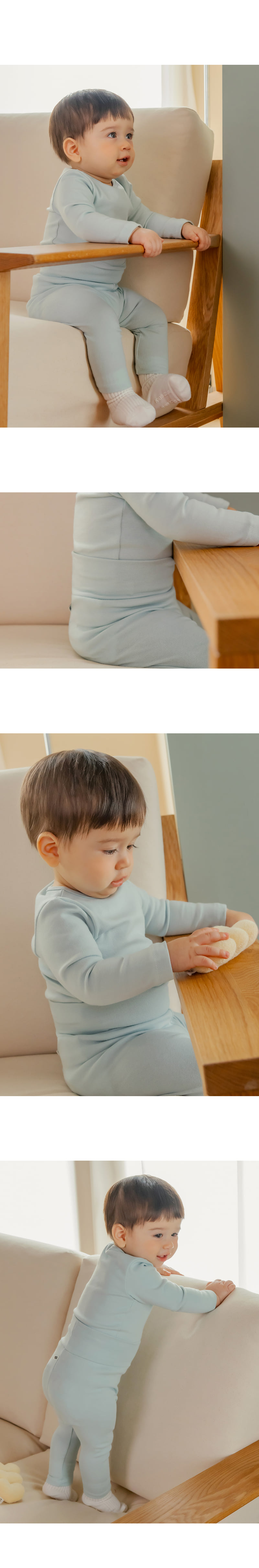 Kids Clara - Korean Baby Fashion - #babyclothing - Pure Basic Comfy Belly Baby Leggings - 7