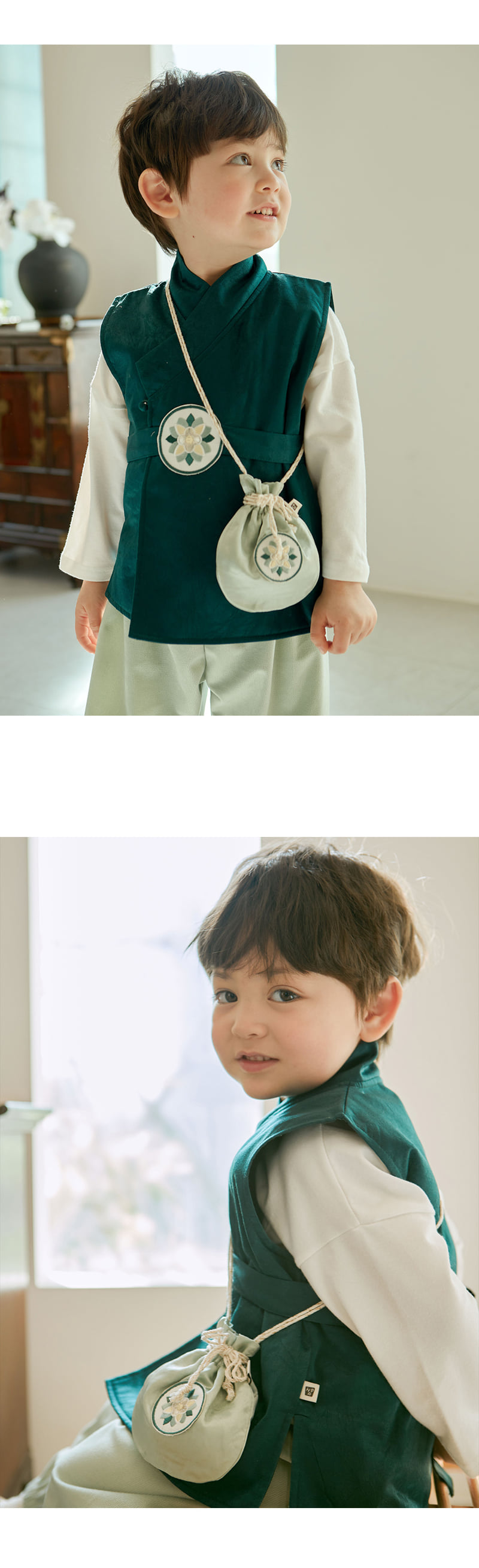 Kids Clara - Korean Baby Fashion - #babyfever - Onyu Narae Hanbok Pouch - 3