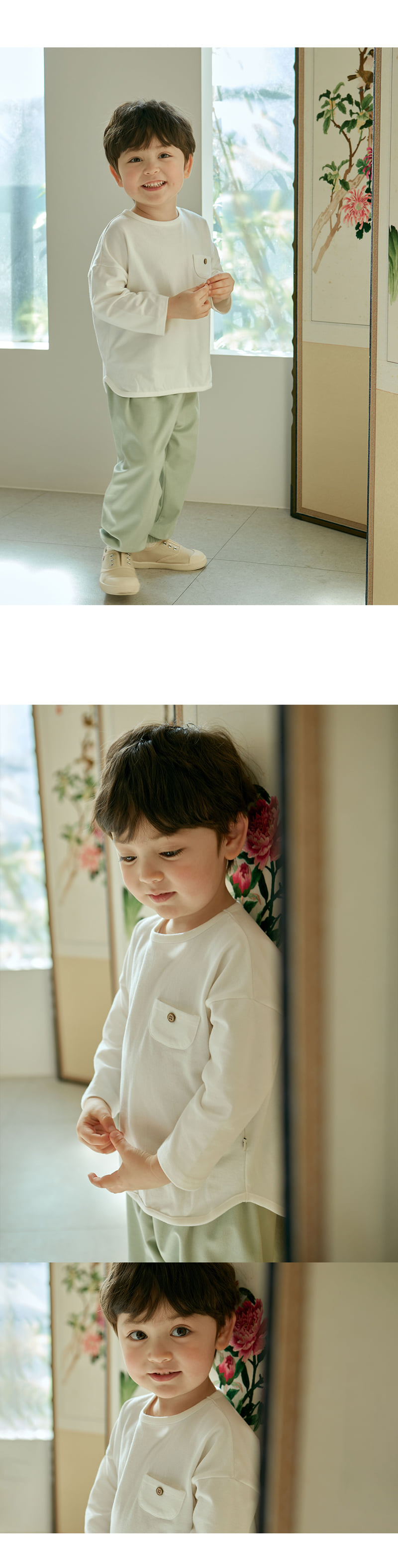 Kids Clara - Korean Baby Fashion - #babygirlfashion - Onyu Narae Baby Boy Hanbok Vest Top Bottom Set - 5