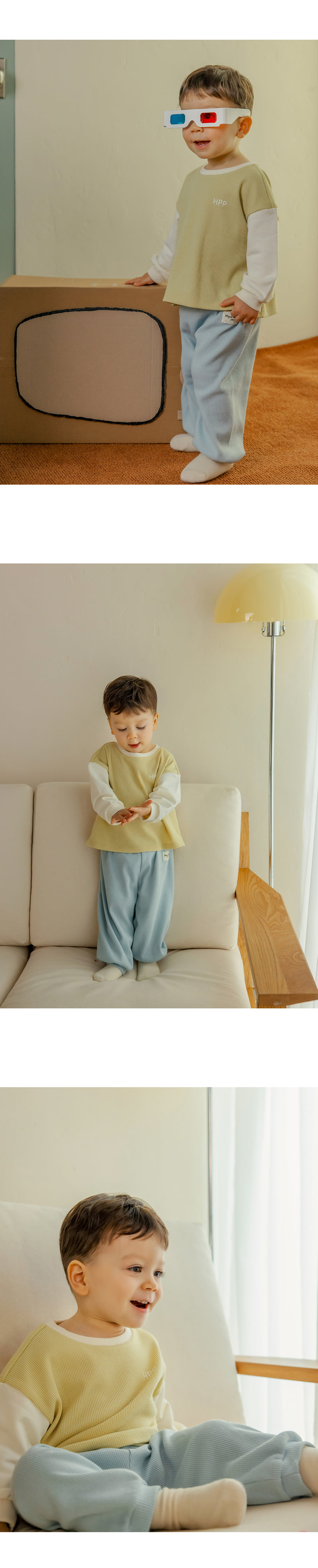 Kids Clara - Korean Baby Fashion - #babyfever - Weave Loungewear - 4