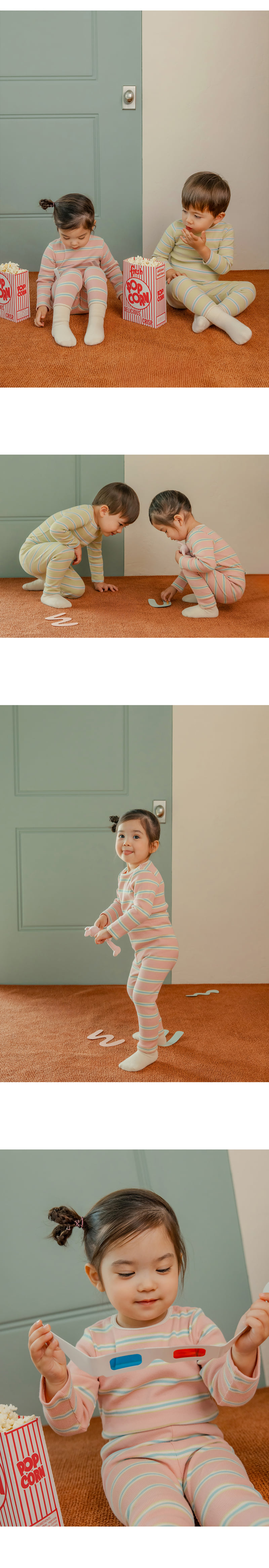 Kids Clara - Korean Baby Fashion - #babygirlfashion - Pomi Baby Loungewear - 2