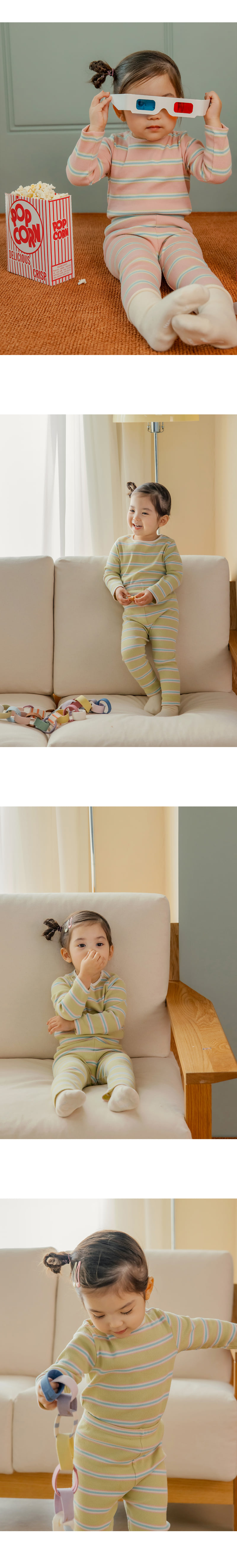 Kids Clara - Korean Baby Fashion - #babylifestyle - Pomi Baby Loungewear - 3