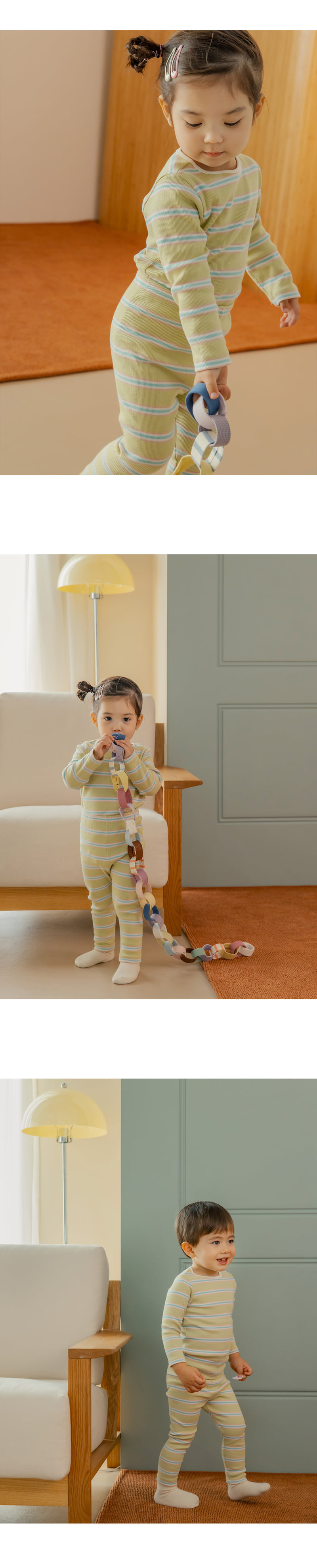 Kids Clara - Korean Baby Fashion - #babylifestyle - Pomi Baby Loungewear - 4