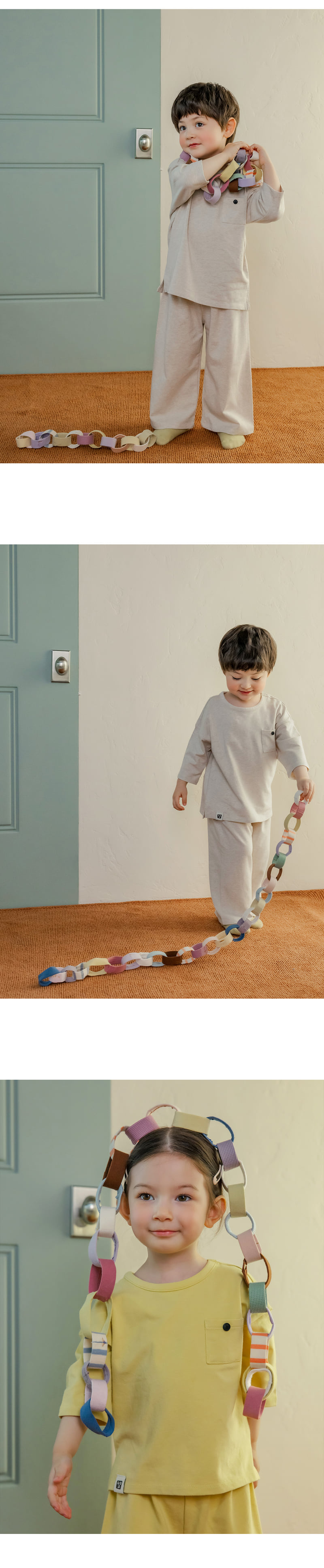 Kids Clara - Korean Baby Fashion - #babyoninstagram - Aaron Loungewear - 3