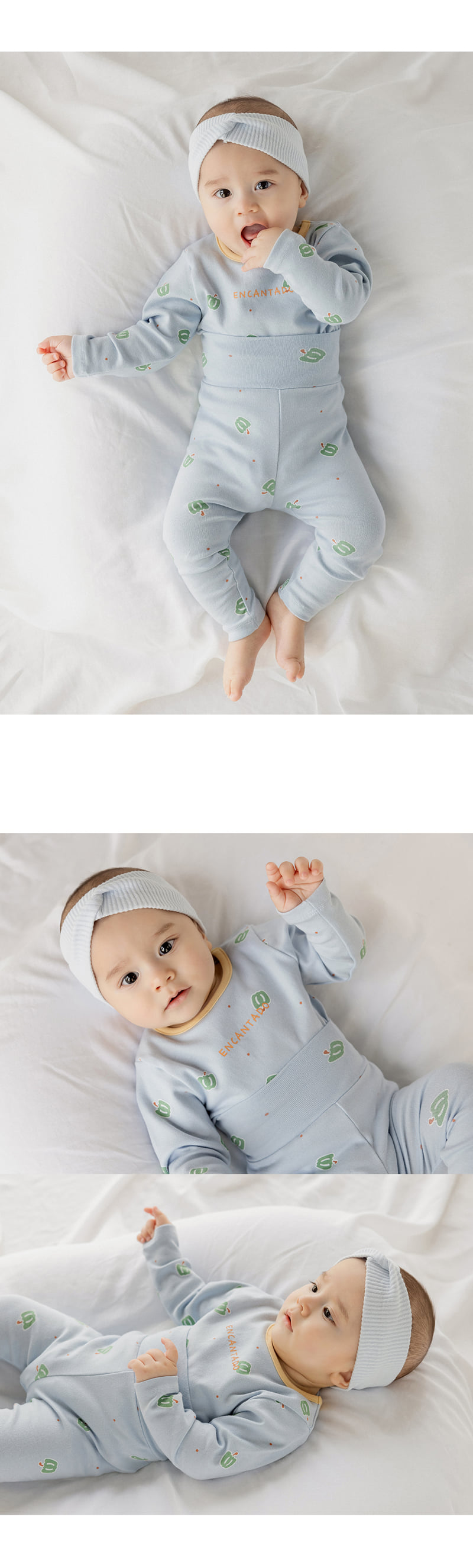 Kids Clara - Korean Baby Fashion - #babyoutfit - Bebe Ribbed Baby Hairband - 3