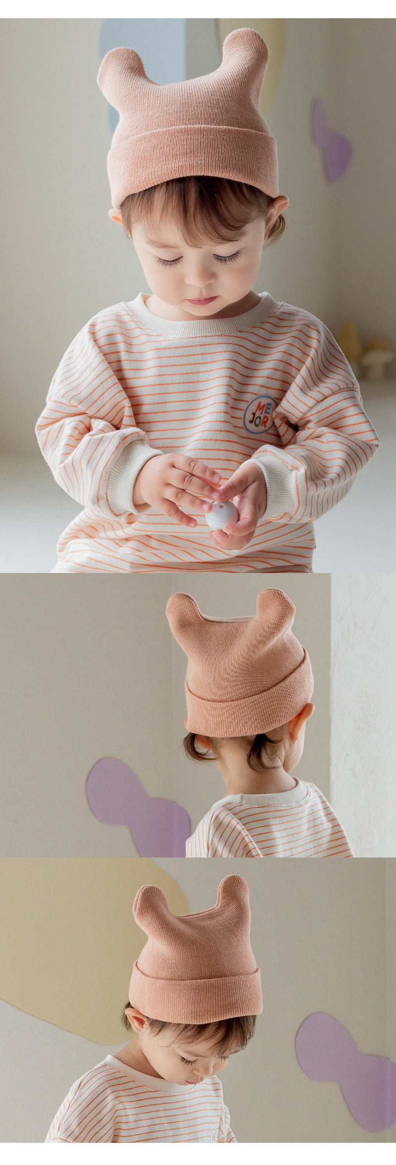 Kids Clara - Korean Baby Fashion - #babywear - Bebe Devil Beanie - 6