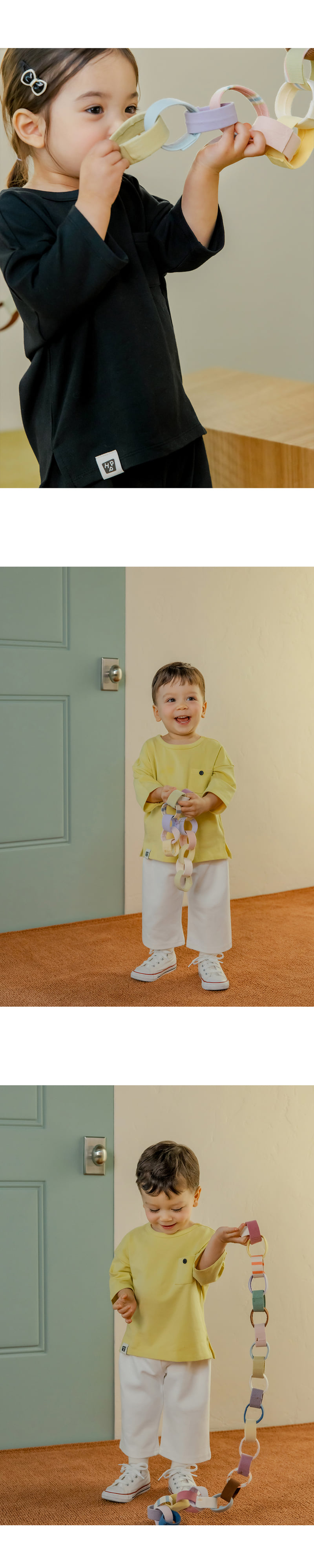 Kids Clara - Korean Baby Fashion - #babywear - Aaron Loungewear - 7