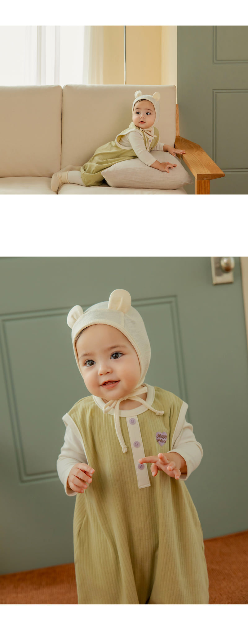 Kids Clara - Korean Baby Fashion - #babyoutfit - Berry Baby Sleep Vest - 4