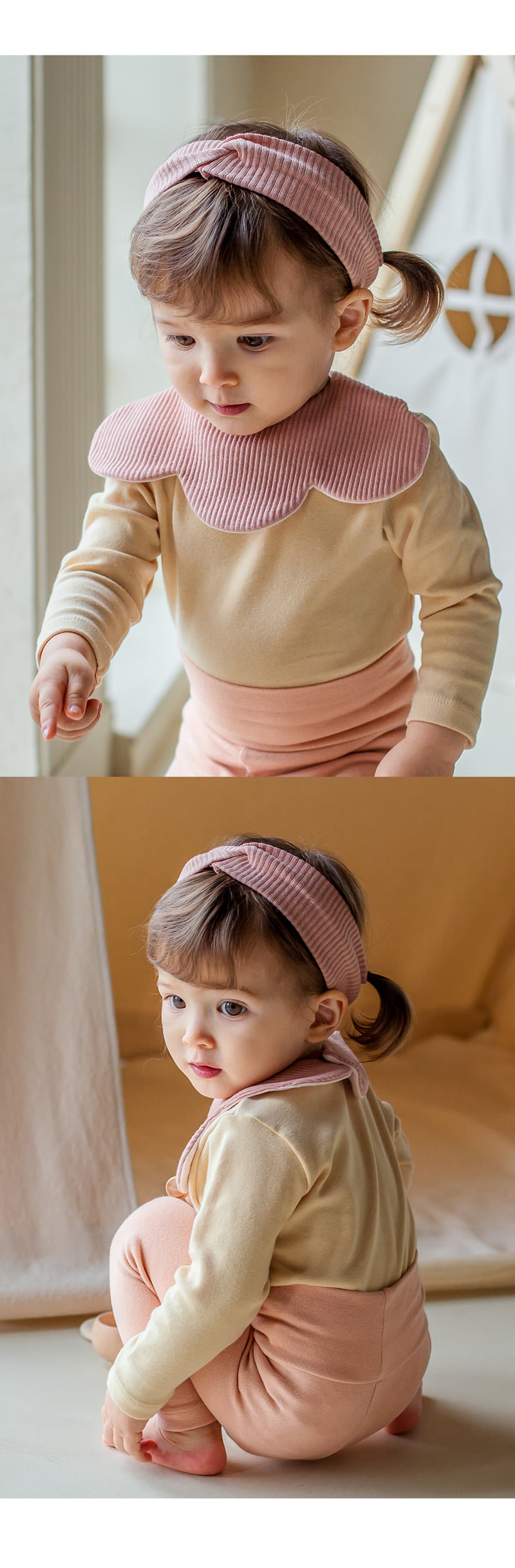 Kids Clara - Korean Baby Fashion - #onlinebabyboutique - Bebe Ribbed Baby Hairband - 6