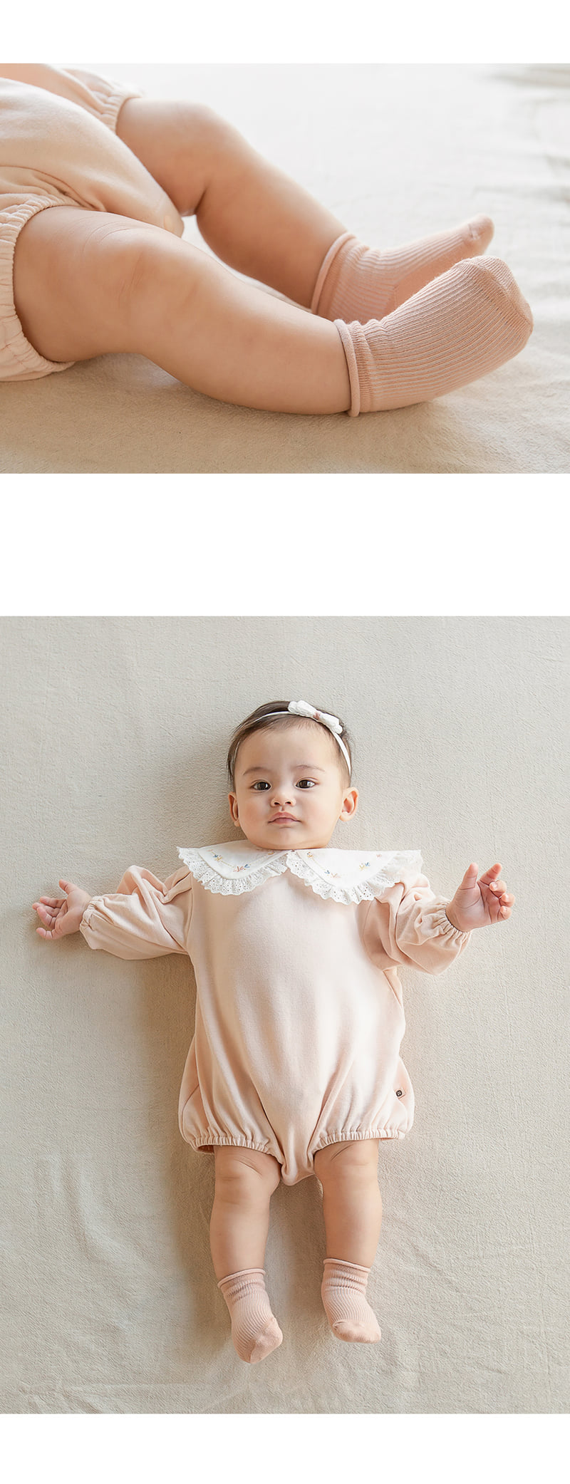 Kids Clara - Korean Baby Fashion - #onlinebabyshop - Plain Newborn Socks Princess 3-Type Set (Set of 5) - 3