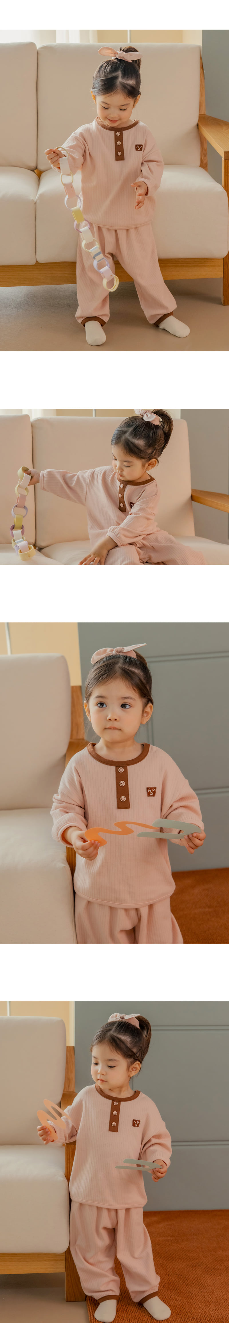 Kids Clara - Korean Baby Fashion - #onlinebabyboutique - Nantes Loungewear - 4