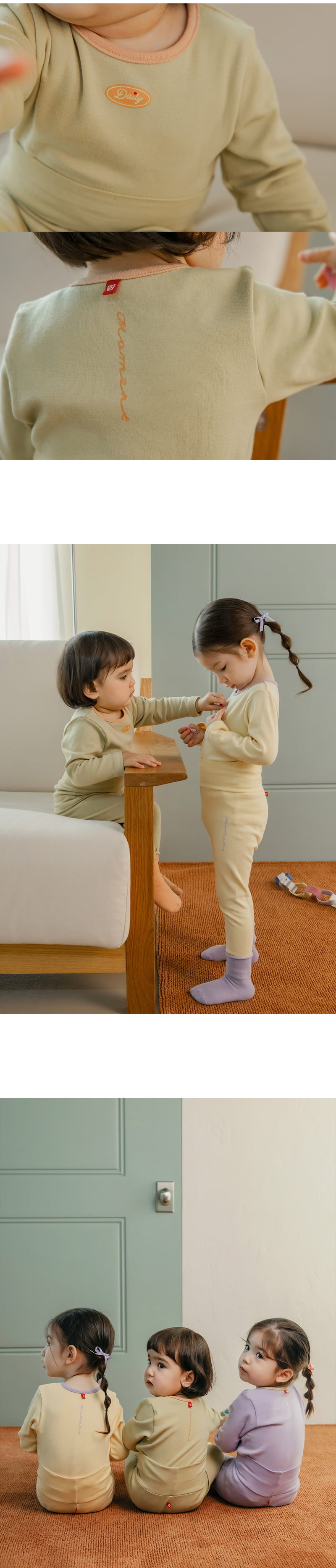 Kids Clara - Korean Baby Fashion - #smilingbaby - Daily Moment Loungewear - 8