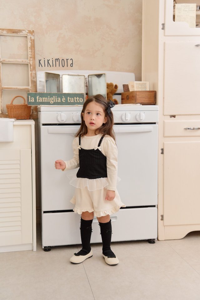 Kikimora - Korean Children Fashion - #Kfashion4kids - Point Bustier Tee - 5