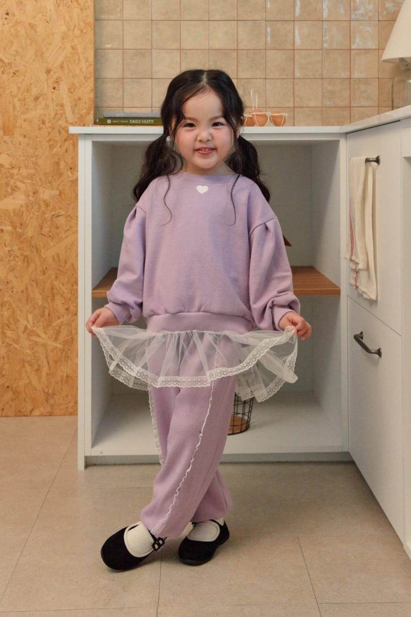 Kikimora - Korean Children Fashion - #Kfashion4kids - Heart Sheer Sweatshirt - 11