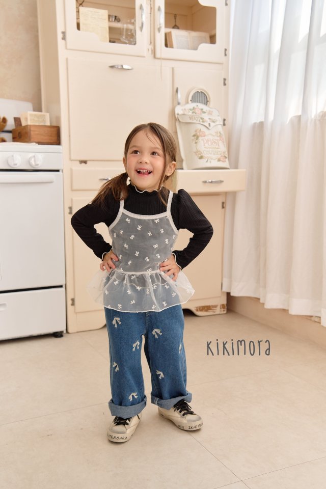 Kikimora - Korean Children Fashion - #childofig - Sheer Bustier Top - 6