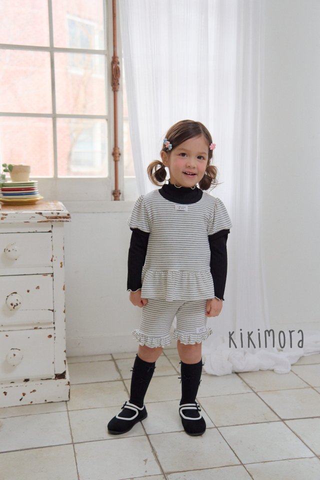 Kikimora - Korean Children Fashion - #prettylittlegirls - Easy Stripe Pants - 4