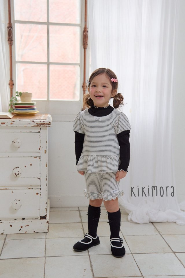 Kikimora - Korean Children Fashion - #childrensboutique - Easy Stripe Pants - 6