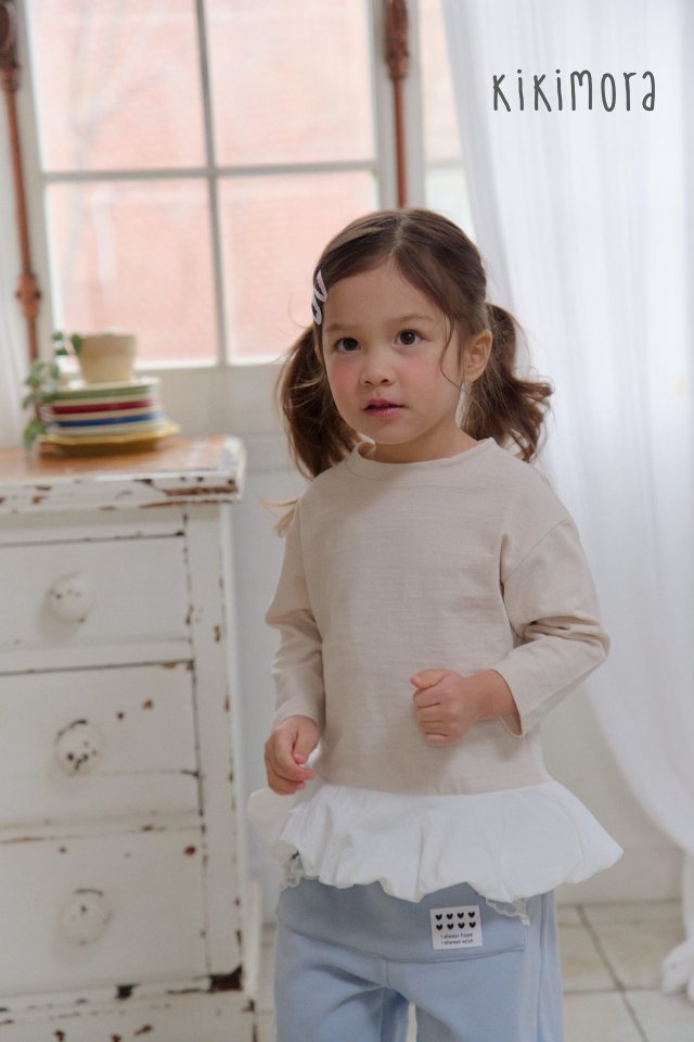 Kikimora - Korean Children Fashion - #childrensboutique - Lettering Balloon Tee - 10