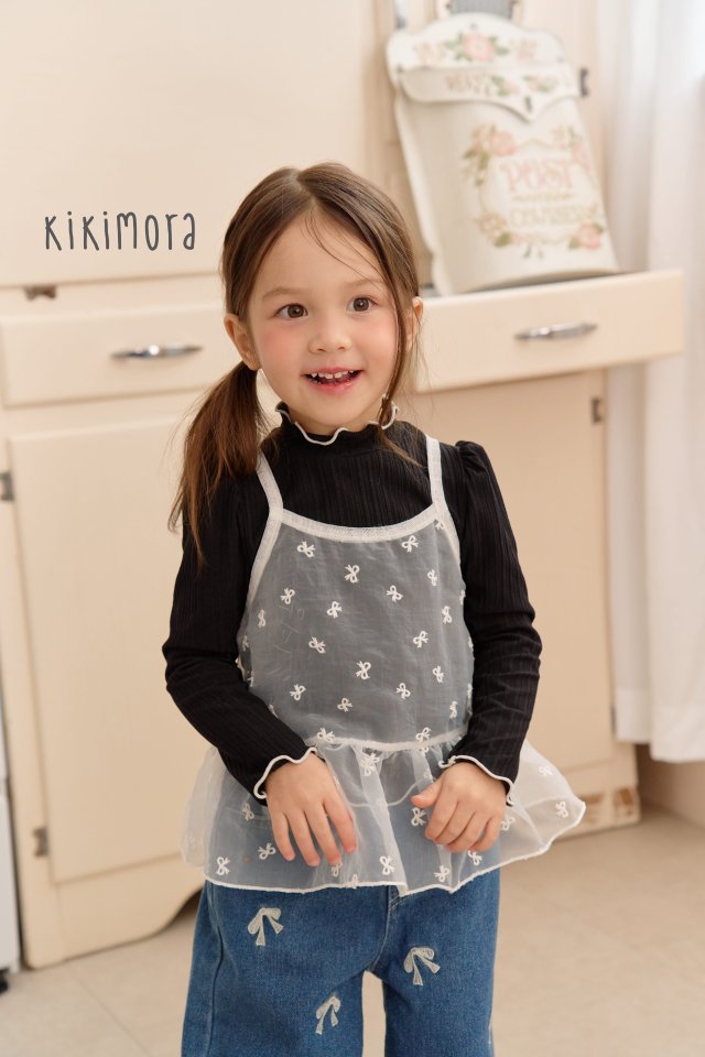 Kikimora - Korean Children Fashion - #designkidswear - Sheer Bustier Top - 9