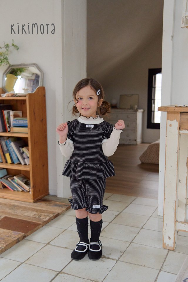 Kikimora - Korean Children Fashion - #discoveringself - Flowy Stripe Tee - 7