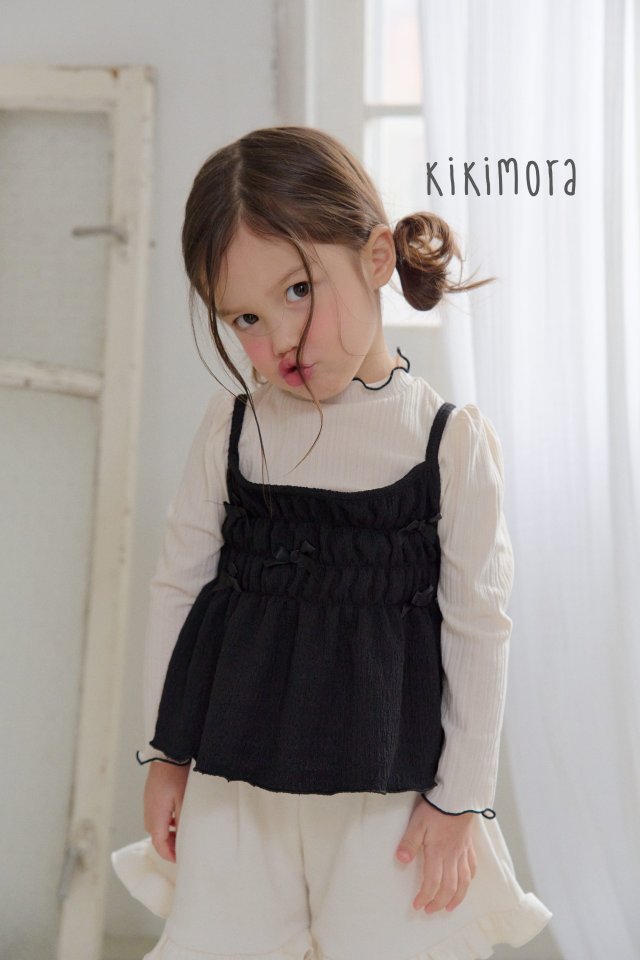 Kikimora - Korean Children Fashion - #discoveringself - Lace Interlock Tee - 11