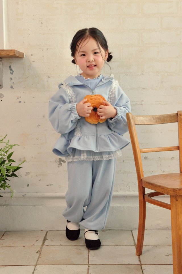 Kikimora - Korean Children Fashion - #fashionkids - Lace Cancan Jogger Pants - 5