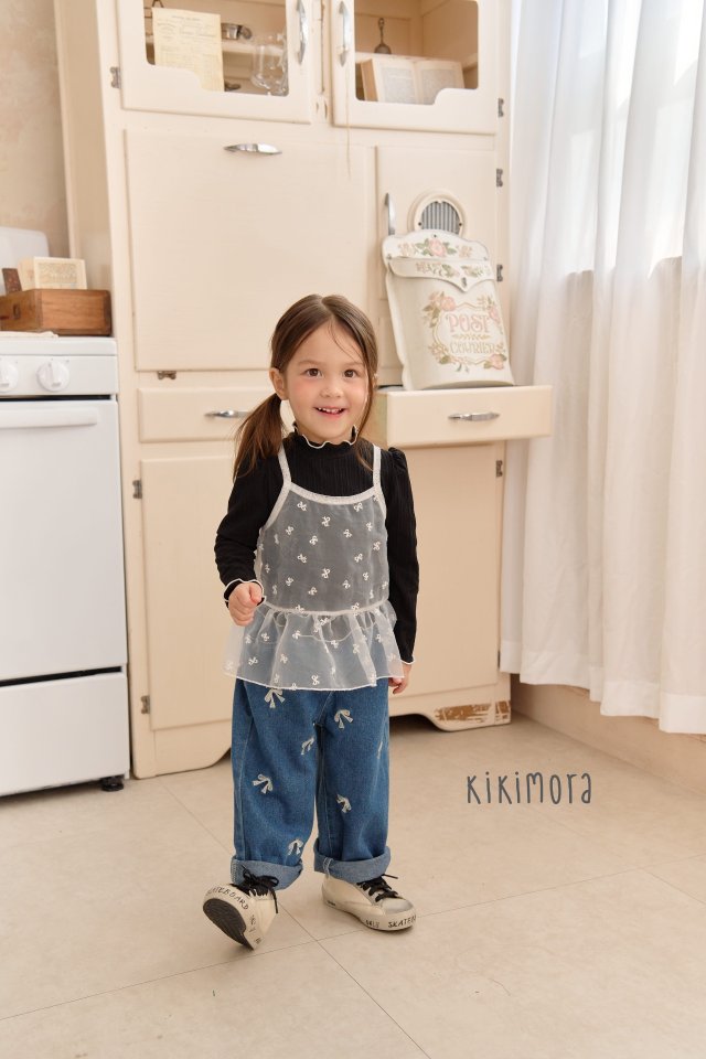 Kikimora - Korean Children Fashion - #kidsshorts - Sheer Bustier Top - 12