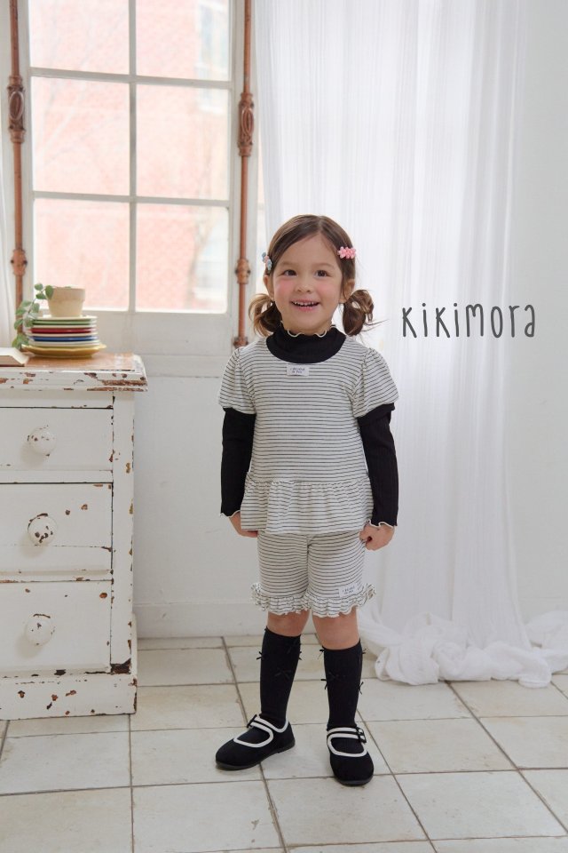 Kikimora - Korean Children Fashion - #kidsshorts - Easy Stripe Pants - 10