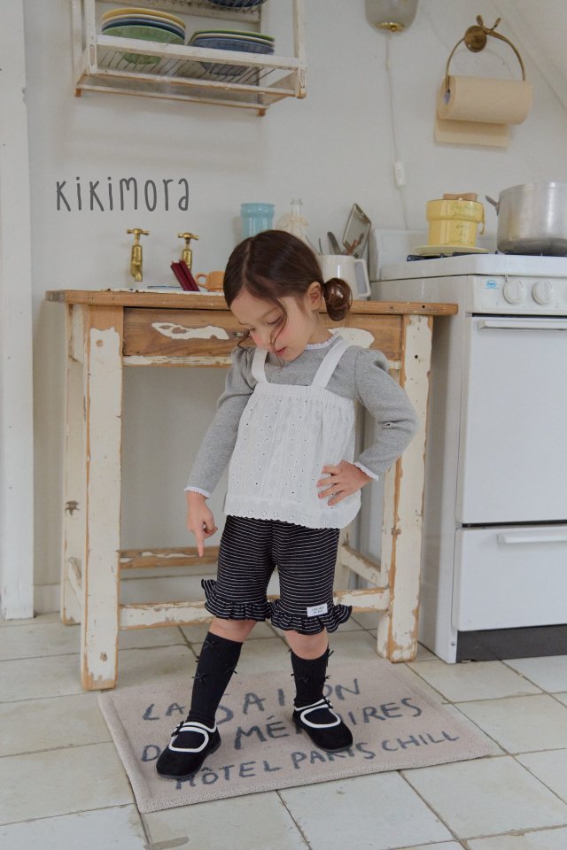 Kikimora - Korean Children Fashion - #kidsshorts - Lace Top - 5