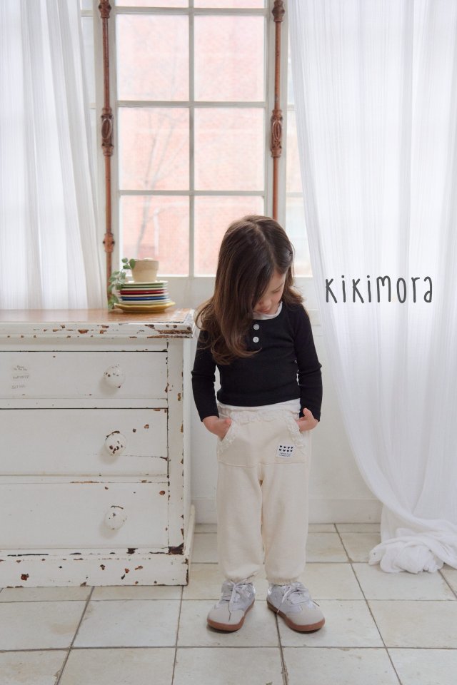Kikimora - Korean Children Fashion - #kidsshorts - Layered Ribbed Tee - 12