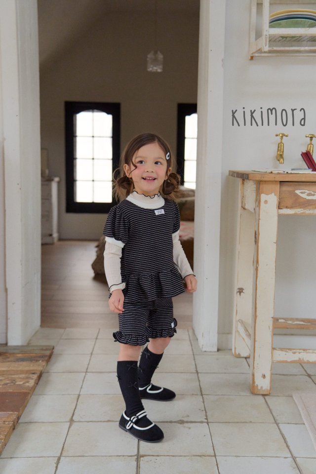 Kikimora - Korean Children Fashion - #kidsstore - Flowy Stripe Tee - 10