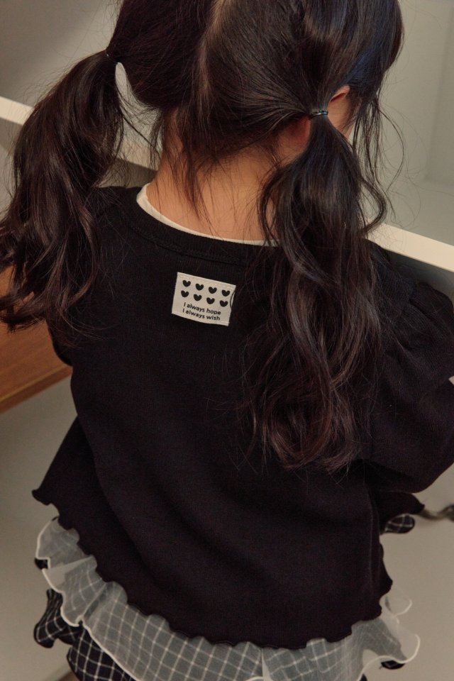 Kikimora - Korean Children Fashion - #kidsstore - Check Layered Tee - 8
