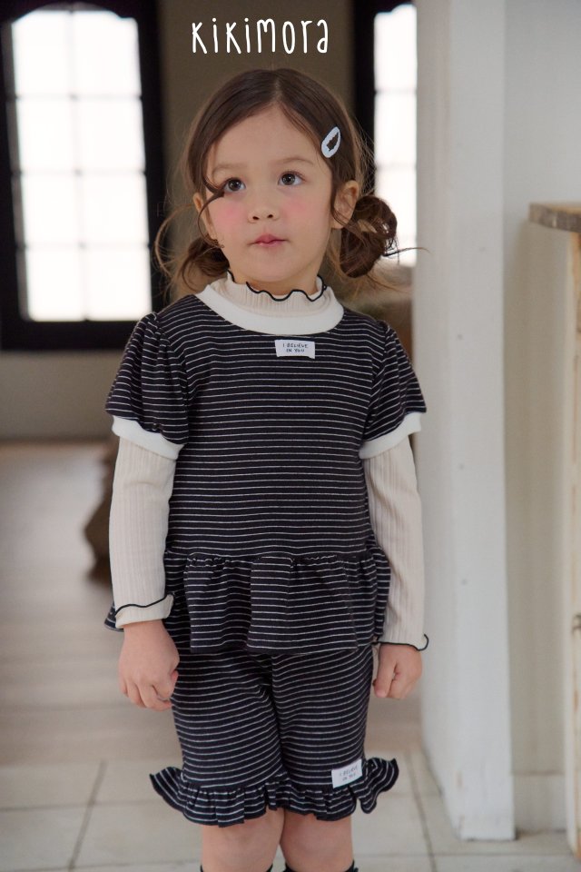 Kikimora - Korean Children Fashion - #kidzfashiontrend - Easy Stripe Pants - 12