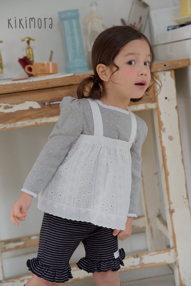 Kikimora - Korean Children Fashion - #kidzfashiontrend - Pure Ribbed Tee - 6