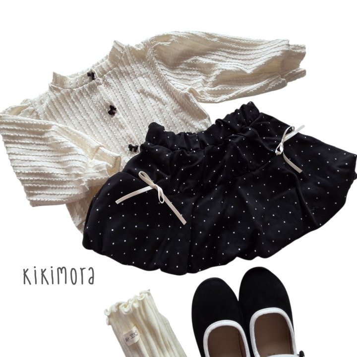 Kikimora - Korean Children Fashion - #kidzfashiontrend - Dot Balloon Skirt - 3