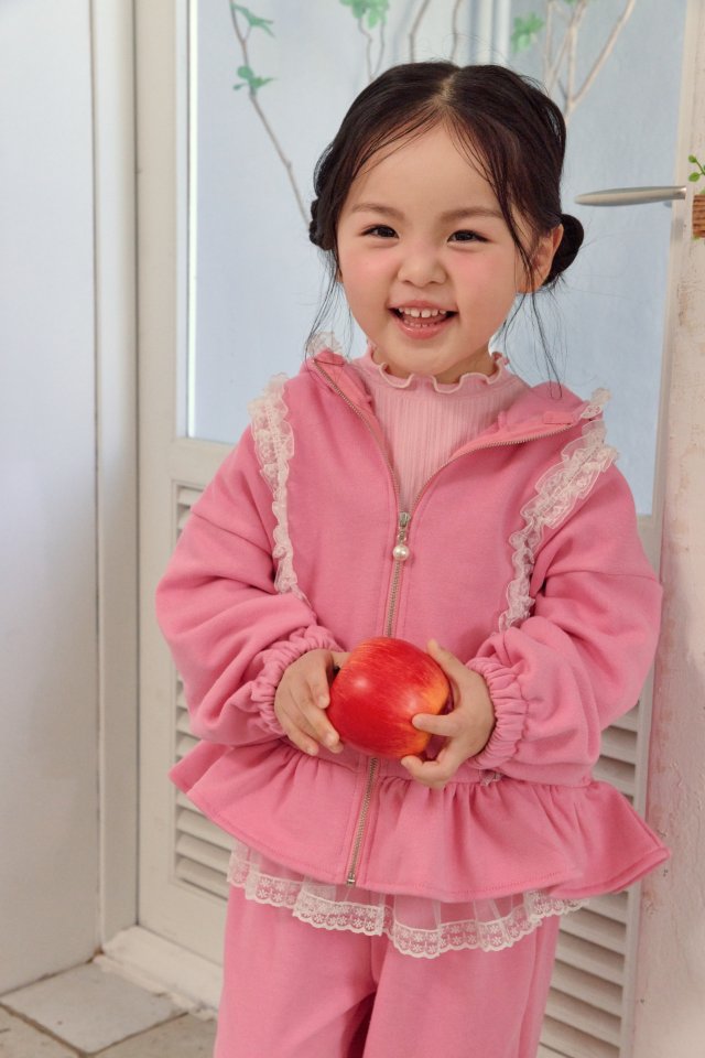 Kikimora - Korean Children Fashion - #kidzfashiontrend - Lace Cancan Jogger Pants - 8