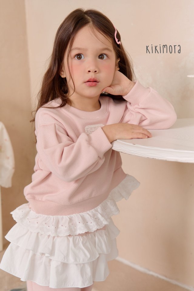 Kikimora - Korean Children Fashion - #kidsstore - Soft Lace Sweatshirt - 4