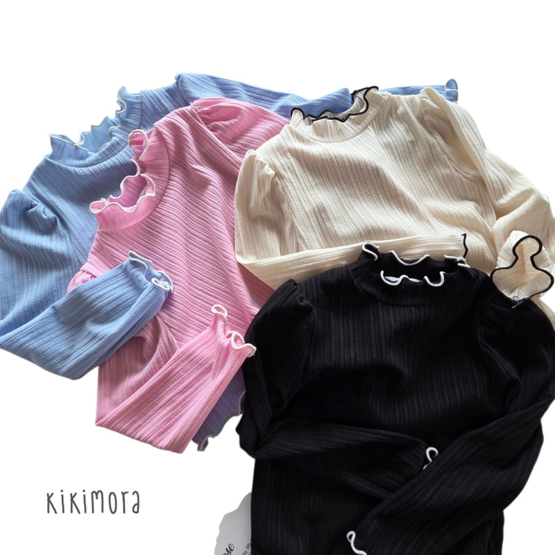 Kikimora - Korean Children Fashion - #kidzfashiontrend - Lace Interlock Tee