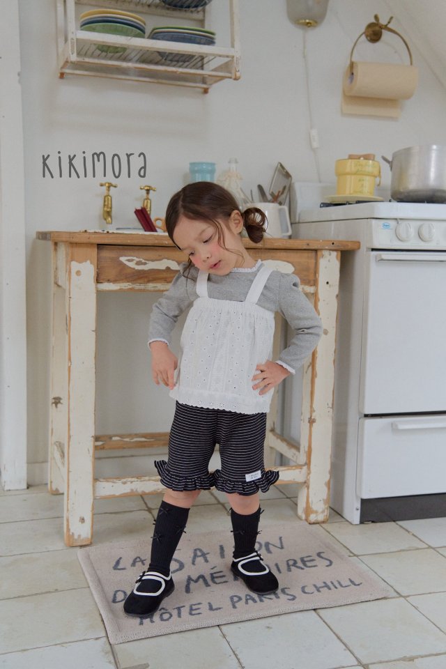 Kikimora - Korean Children Fashion - #littlefashionista - Pure Ribbed Tee - 8