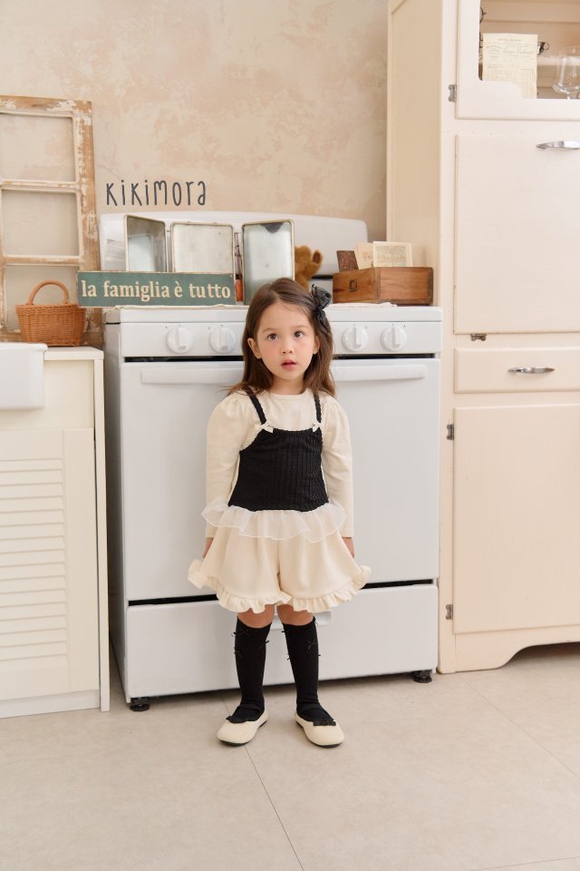 Kikimora - Korean Children Fashion - #littlefashionista - Point Bustier Tee - 6