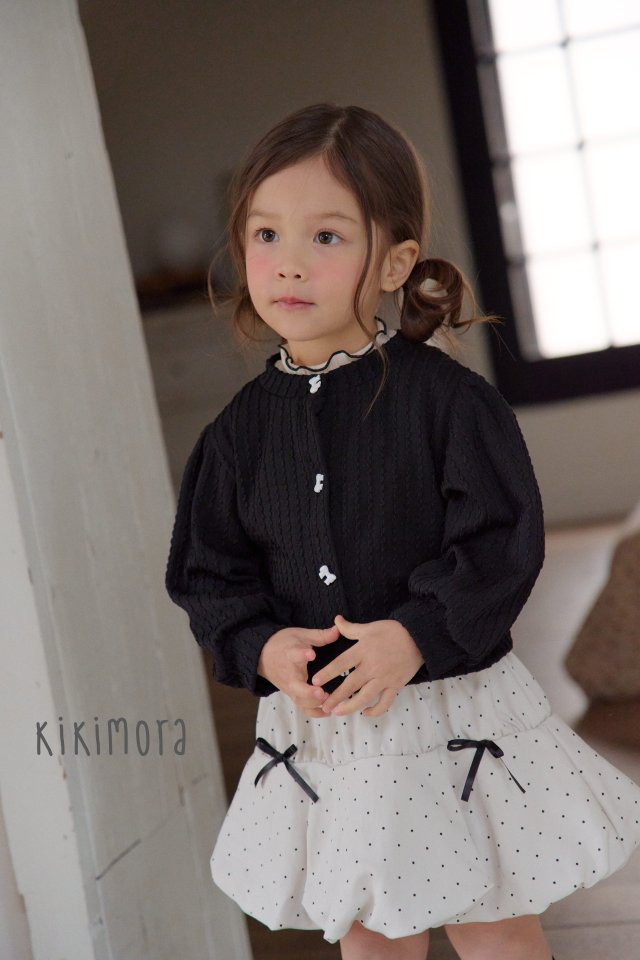 Kikimora - Korean Children Fashion - #littlefashionista - Dot Balloon Skirt - 5
