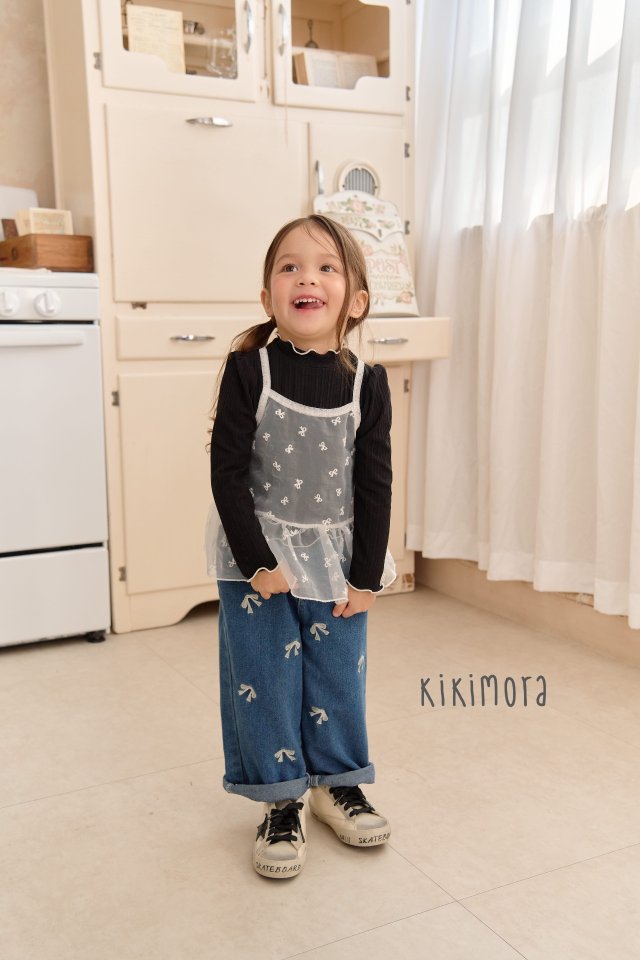 Kikimora - Korean Children Fashion - #magicofchildhood - Sheer Bustier Top - 3