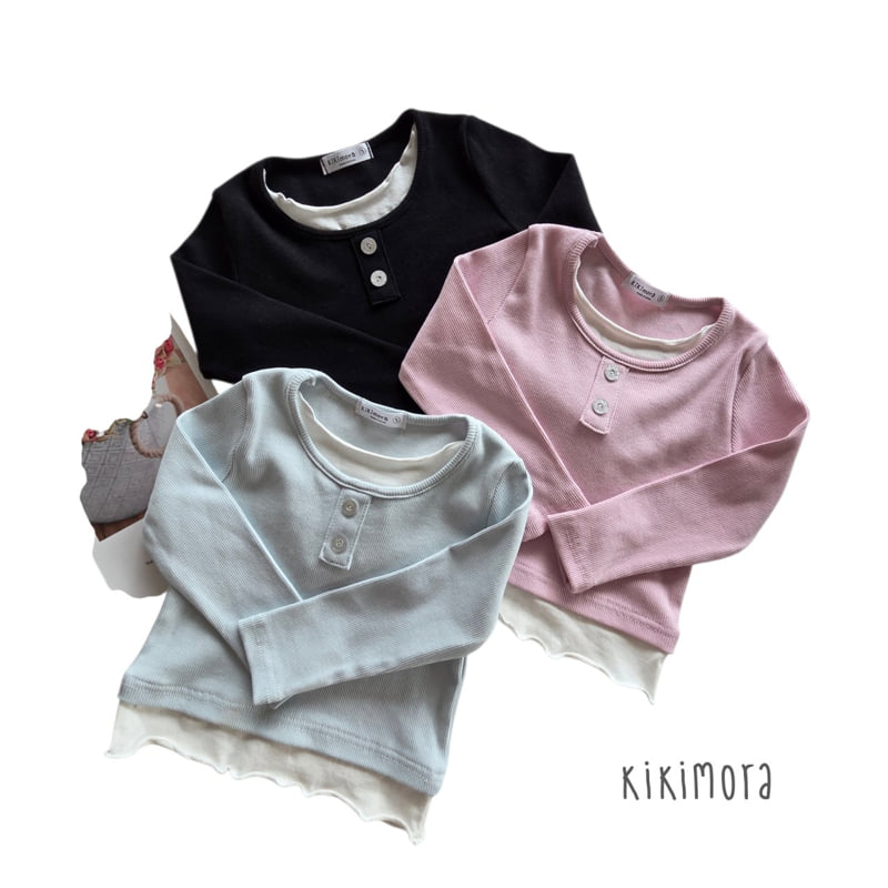 Kikimora - Korean Children Fashion - #magicofchildhood - Layered Ribbed Tee