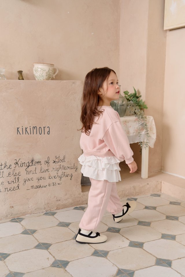 Kikimora - Korean Children Fashion - #magicofchildhood - Soft Lace Sweatshirt - 7