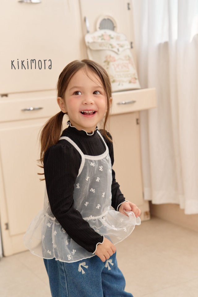 Kikimora - Korean Children Fashion - #magicofchildhood - Sheer Bustier Top - 4