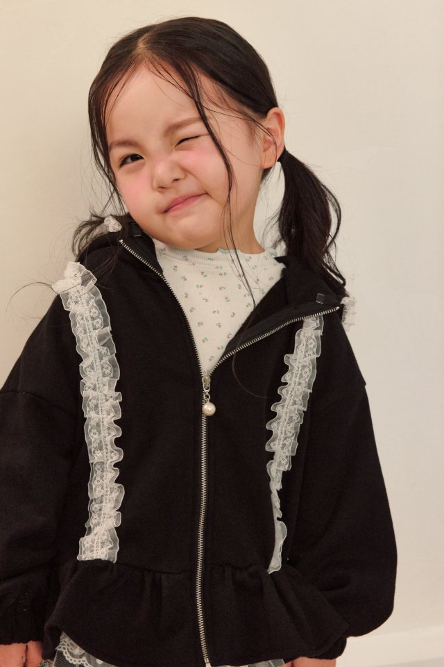 Kikimora - Korean Children Fashion - #minifashionista - Lace Cancan Jogger Pants - 12