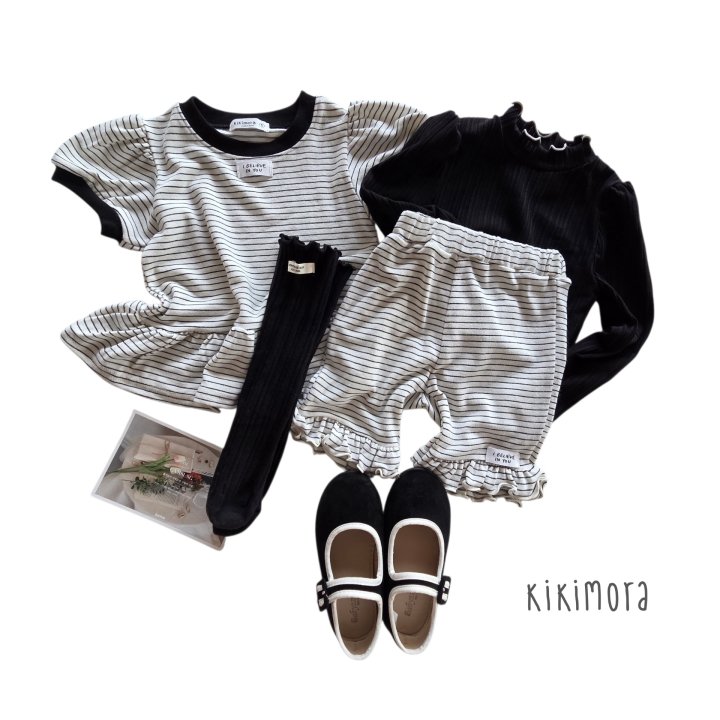 Kikimora - Korean Children Fashion - #prettylittlegirls - Easy Stripe Pants - 3