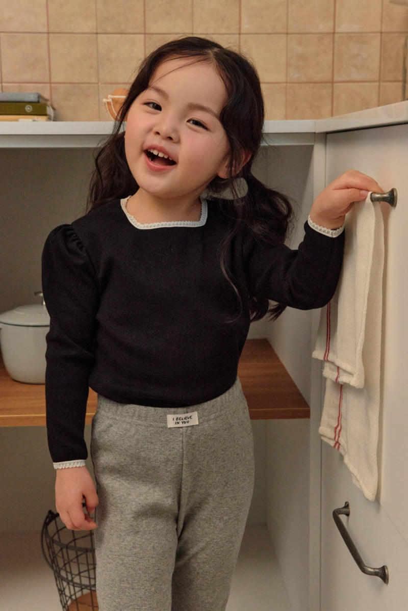 Kikimora - Korean Children Fashion - #prettylittlegirls - Pure Ribbed Tee - 11
