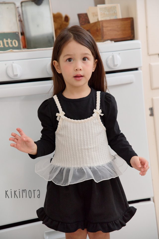 Kikimora - Korean Children Fashion - #prettylittlegirls - Point Bustier Tee - 9