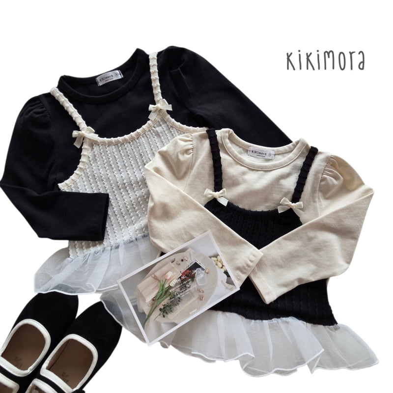 Kikimora - Korean Children Fashion - #stylishchildhood - Point Bustier Tee - 12